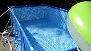How to empty (draining) your Intex swimming pool the easy way. Quick tips.