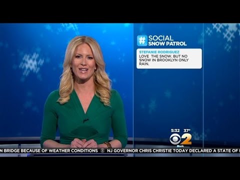 CBS2 Social Snow Patrol Highlights Viewers Braving The Storm