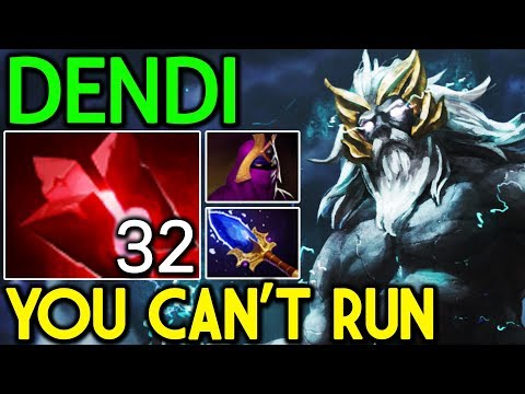 DENDI Dota 2 [Zeus] 32 Charges BloodStone | You Can't Run