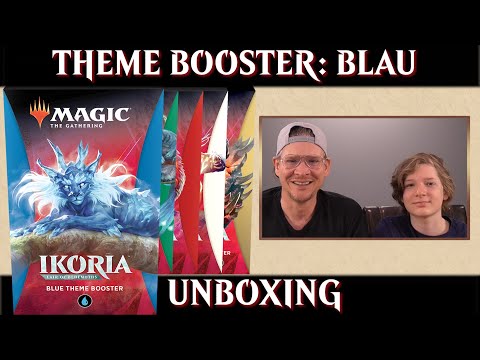 Unboxing Ikoria Theme Booster Blau Magic the Gathering deutsch MTG Trader Opening Review Info