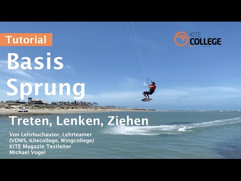 Kitecollege I Trick with the Kick I Kitesurfing Jumping Kite Jump I VDWS Kiting Level 6 jumping