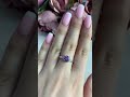 Серебряное кольцо с аметистом 1.407ct