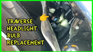 2016 Chevy Traverse Headlight Bulb Replacement