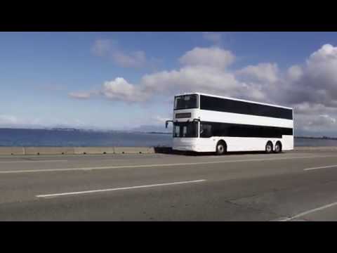 GreenPower EV550 All-Electric Double Decker Bus Video