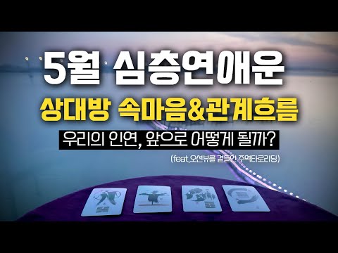 🔮[타로] 5월 연애운 : 상대방 속마음&관계흐름 자세한 타로리딩 (오션뷰를 곁들인✨)