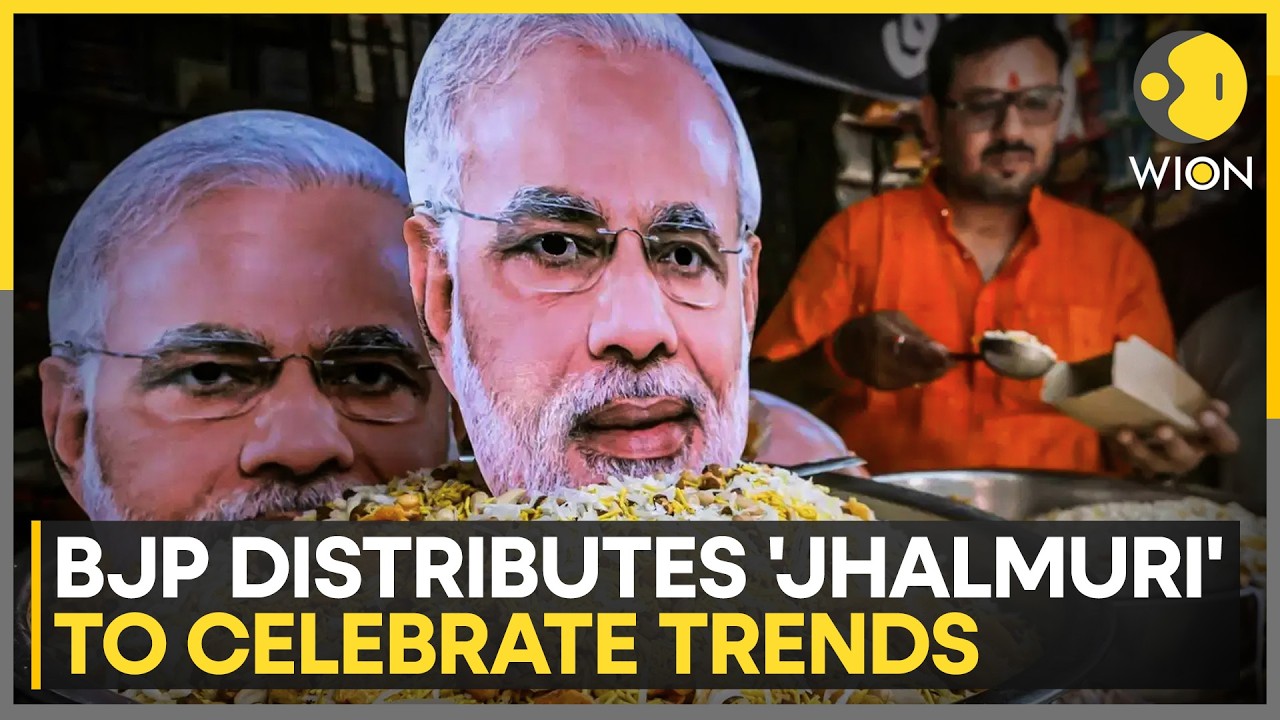 West Bengal Election Results: BJP Distributes 'Jhalmuri' To Celebrate Trends | WION News