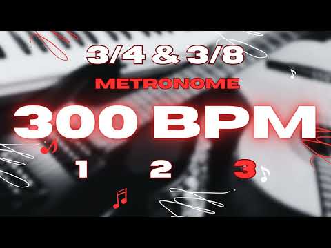 300 BPM - 3/4 & 3/8 Metronome