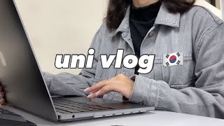 a typical but busy day as a uni student in 🇰🇷  | created my own VR exhibition