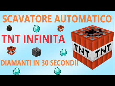 [1.20+] SCAVATORE AUTOMATICO vanilla - QUARRY - TNT INFINITA - DIAMANTI IN 30 SECONDI!