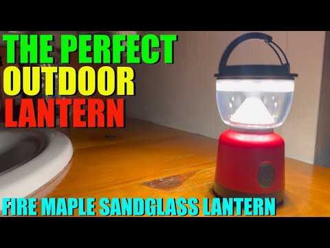 The PERFECT Outdoor Lantern - The Fire Maple Sandglass Lantern