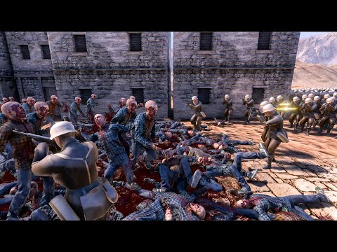 13000 AFRIKA CORP 1S VS 12000 RUNNER ZOMBIES - Ultimate Epic Battle Simulator 2 UEBS2