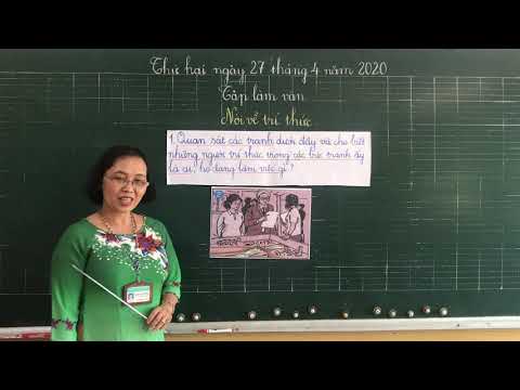 Môn TLV lớp 3, bài Nói về trí thức (GV Lương Thị Tuyết Mai, Trường TH C Phú Mỹ)