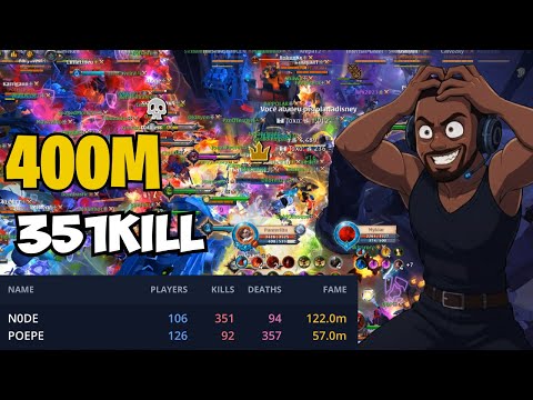 PIVAS VS IFURES+USLAVE CASTLE FIGTH END OPEN WORLD ZVZ FULL FIGTH #zvzalbiononline