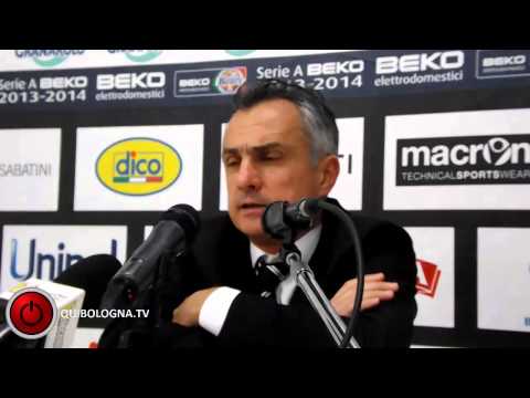 Post-partita Virtus Granarolo-Acea Roma Giorgio Valli