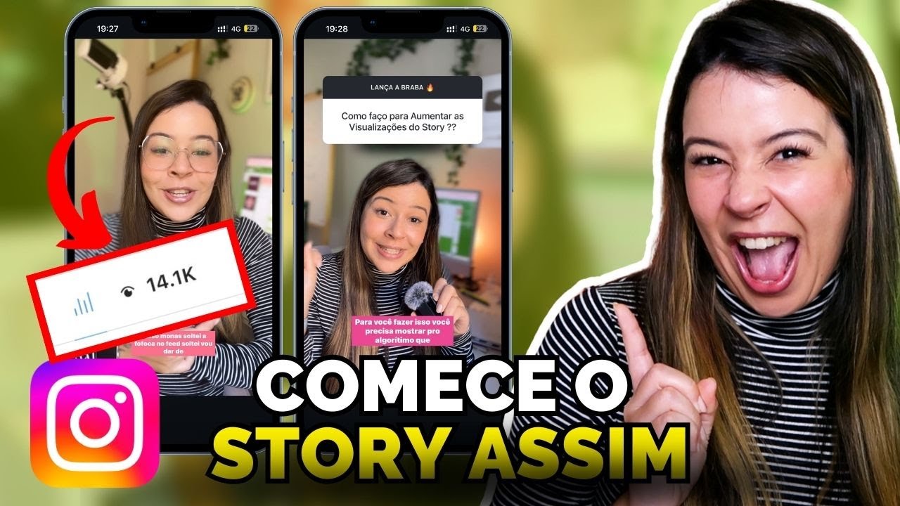 Esse é o jeito CERTO de COMEÇAR o STORY no INSTAGRAM! Como usar GANCHOS MENTAIS para AUMENTAR VIEWS