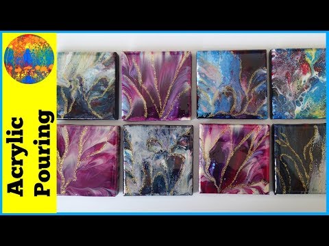 Using Cheap Envirotex Lite Resin for Acrylic Pouring (Mini Canvases)