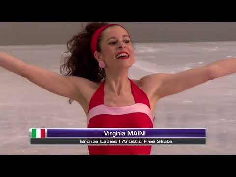 Virginia Maini. Oberstdorf 2017. Bronze Ladies I - Artistic. 8 place