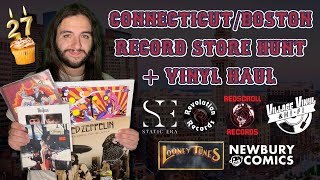 Connecticut/Boston Record Store Hunt + Vinyl Haul - Celebrating my 27th Birthday!! | Vinyl Community