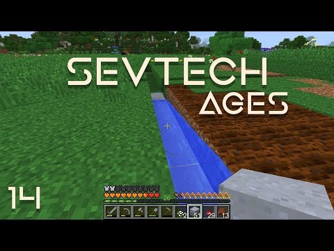 [Modded Minecraft] SevTech: Ages | Aqueduct & Farming | Episode 14