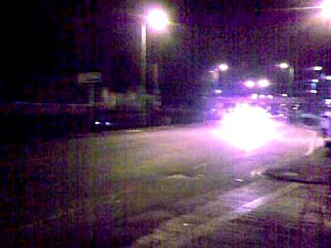 2009-06-25 Police car driving along Palatine Road in Manchester