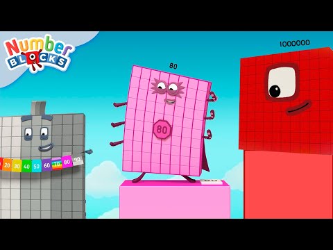 Numberblocks en español | Números del 0 a 1,000,000,000 | Aprender a contar