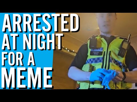 Arrested At Night For A Meme