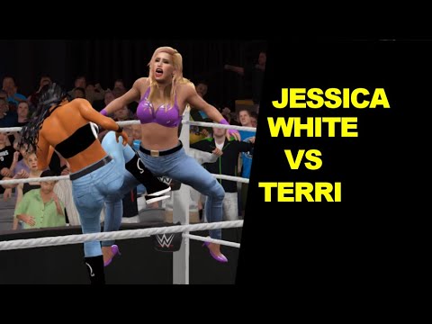 WWE 2K17 Jessica White vs Terri - Blue Jeans Match