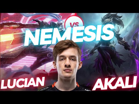 NEMESIS | LUCIAN VS AKALI | MID GAMEPLAY | Patch 14.5 / Season 14 | #LeagueofLegends