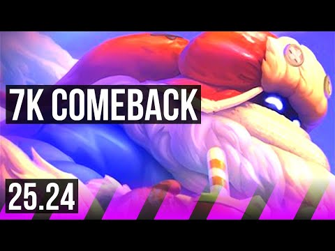BARD & Nilah vs PANTHEON & Urgot (SUP) | 7k comeback | EUW Grandmaster | 25.24