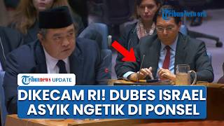 Ekspresi Delegasi Israel saat Dikecam Indonesia di Sidang DK PBB, Malah Sibuk Mengetik di Ponsel