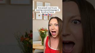 Americans vs French react to learning a second language @AirlearnApp #french #learnfrench #languages