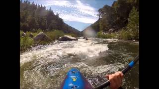 preview picture of video 'Kayaking LOBIN on the North Fork of the Feather River'