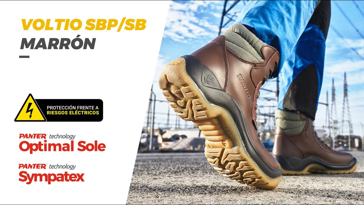 PANTER® Calzado de Seguridad - VOLTIO SBP/SB MARRÓN
