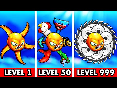 LEVEL 1 vs LEVEL 999 Octopus