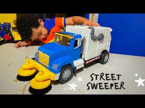 Street Sweeper Truck for Kids | Unboxing and Playing | Driven Collection