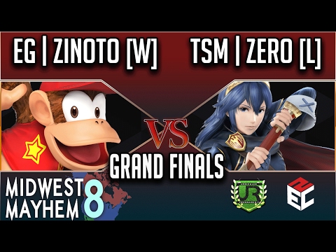 Midwest Mayhem 8 GRAND FINALS - EG | Zinoto [W] (Diddy, Corrin) vs TSM | ZeRo [L] (Lucina, Diddy)