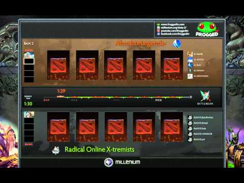 [TI3 Ouest Qualifiers Groupe A] RoX.KIS vs Absolute Legends Game 2 avec Socks