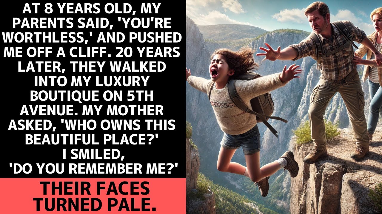 THEY PUSHED ME OFF A CLIFF AT 8—20 YEARS LATER, THEY WALKED INTO MY LUXURY BOUTIQUE.