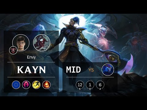 Kayn Mid vs Aurelion Sol - EUW Grandmaster Patch 10.2