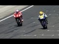 MotoGP Historic Battles -- Rossi vs Stoner Laguna ...