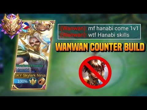 REVAMP HANABI BEST BUILD TO COUNTER WANWAN | HANABI BEST BUILD FOR RANK PUSH IN SEASON 27