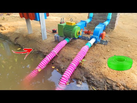 DIY Water Tank Construction | Electric Transformer Motor Water Pump | Science Project
