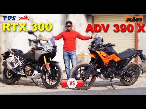 TVS RTX 300 VS KTM Adventure 390 X Plus Which one is Best ? Price Mileage Detail Review