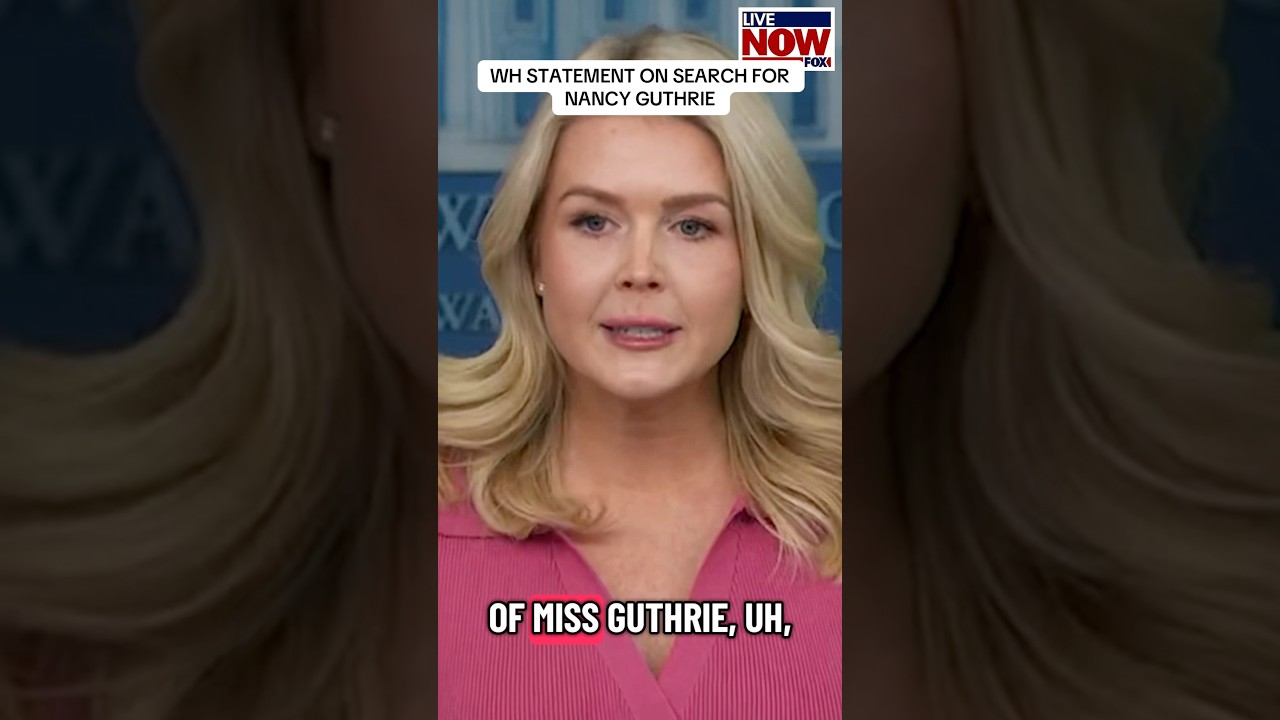 Video thumbnail for Karoline Leavitt began her weekly press briefing with a statement on the search for Nancy Guthrie.
