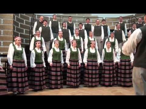 LU  Rīgas koru mēnesis 2012  jauktais koris Swedbank koris   Upe un cilvēka dzīve