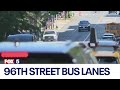 96th Street bus lanes
