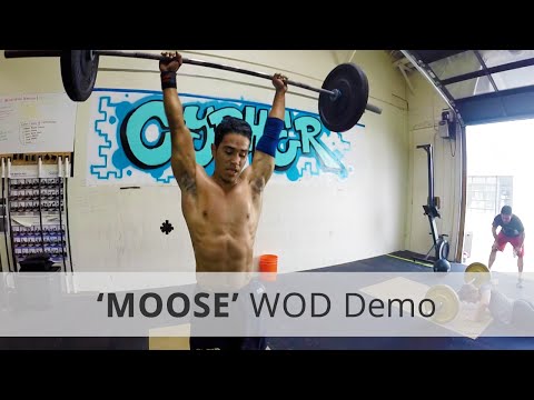 "MOOSE" CrossFit Hero WOD Demo - 19:15 Rx