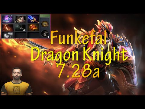 Funkefal Unkillable DK Mid Gameplay With Fav Item Arcane Blink Vs Daxak Morphling
