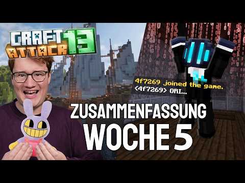 Craft Attack 13 Komplette Woche 5 ZUSAMMENFASSUNG - Jeder Teilnehmer Urutox