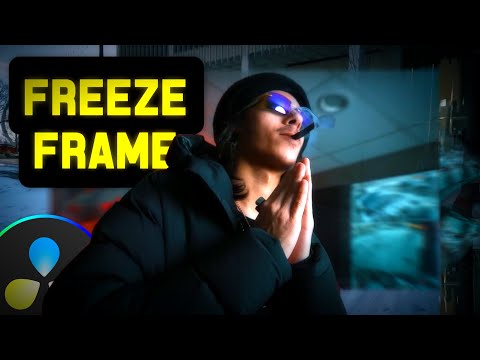 Smooth Freeze Frame Transition in Davinci Resolve | Tutorial